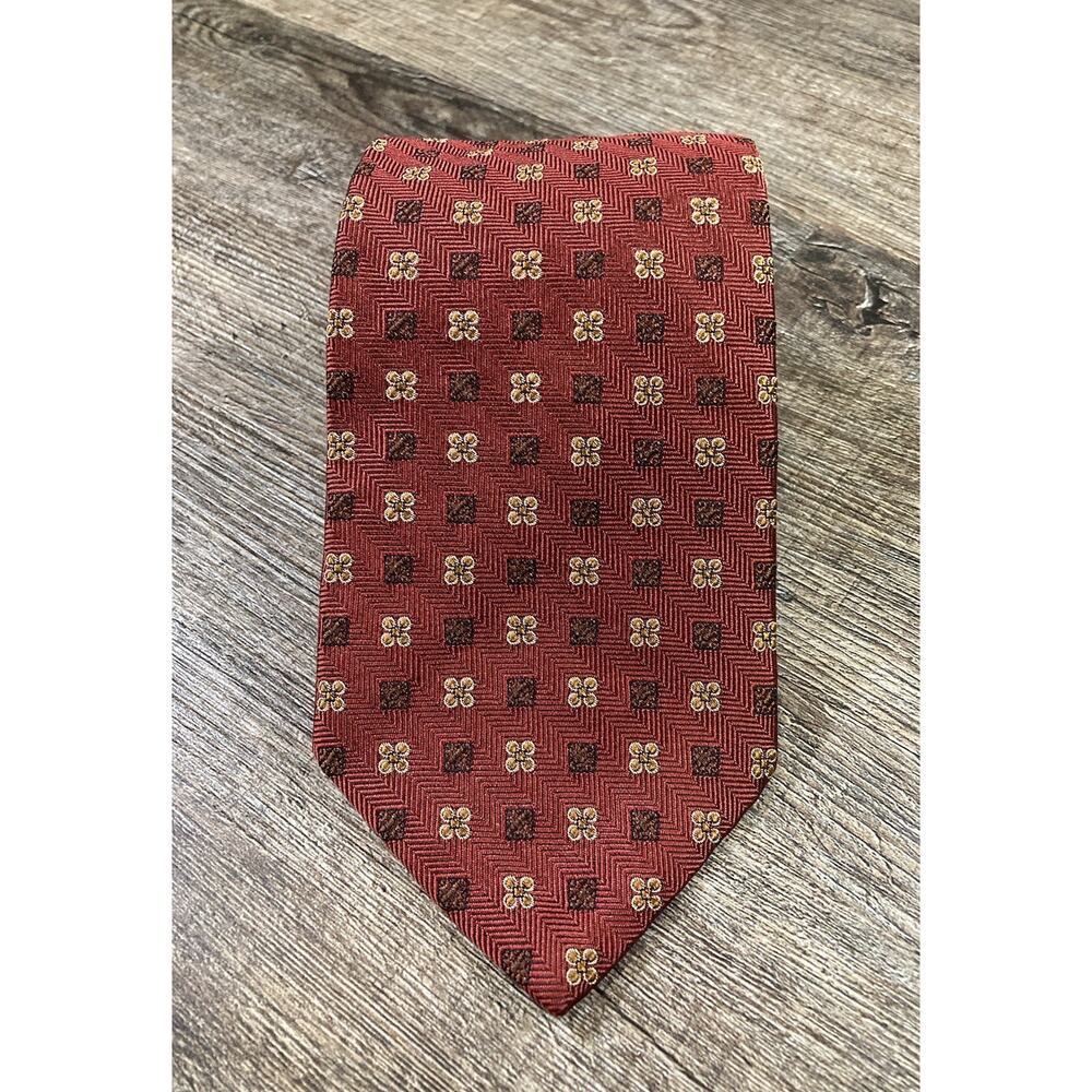 BROOKS BROTHERS Makers Men's Classic Silk Neck Tie Made in USA 58.5” x 3.5”